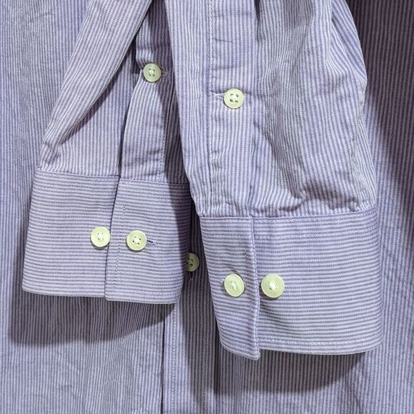 Michael Kors purple stripped button down shirt - Picture 6 of 6